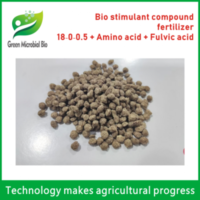 Biostimulant compound fertilizer 18-0-0.5 + AA + FA