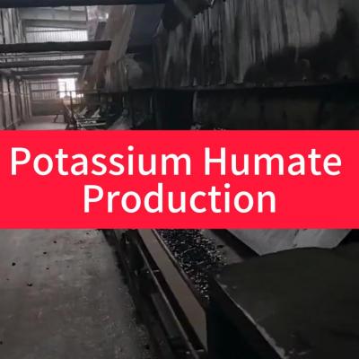 Potassium humate production